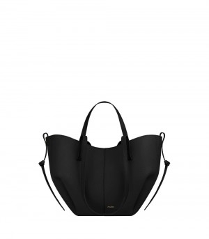 Polene Cyme Mini Borse Tote Nere | ITALIA R43965