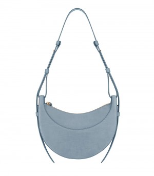 Polene Numéro Dix Borse Crossbody Blu | MILANO A85074