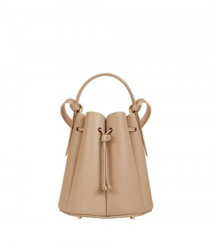 Polene Numéro Huit Borse Mini Beige | MILANO N71859