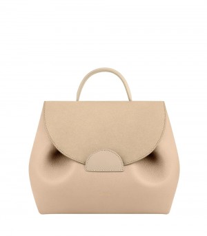 Polene Numéro Un Borsa a Mano Beige | MILANO H98361