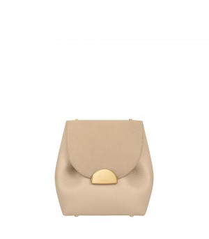 Polene Numéro Un Mini Borse Crossbody Beige | MILANO J47210