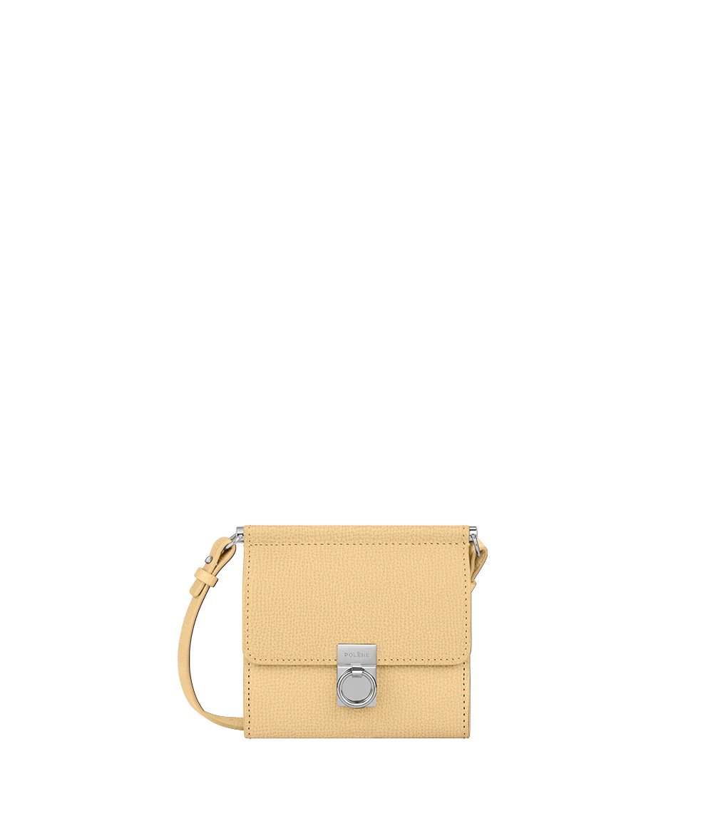 Polene Numéro Sept Crossbody Portafogli Gialle | MILANO E58921