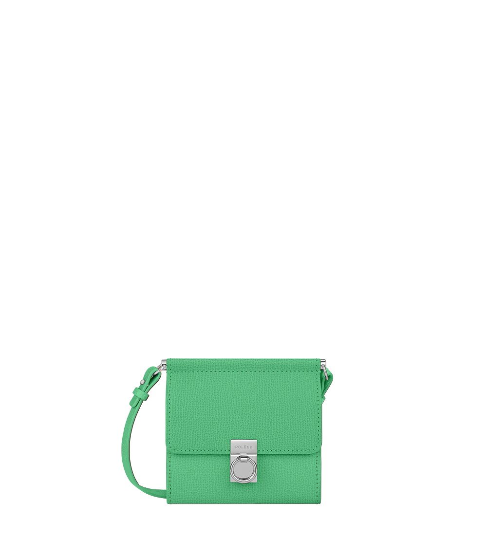 Polene Numéro Sept Crossbody Portafogli Verdi | ITALIA L38562